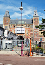 Rijksmuseum reconstruction in Amsterdam