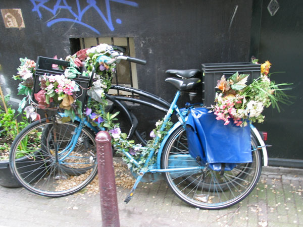 Amsterdam Bike with Flowers