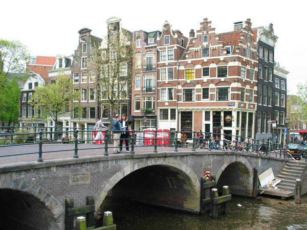 Bridge over Prinsengracht Jordaan Amsterdam