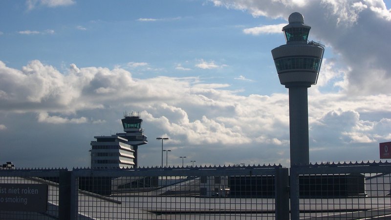 Амстердамский аэропорт Схипхол диспетчерская вышка