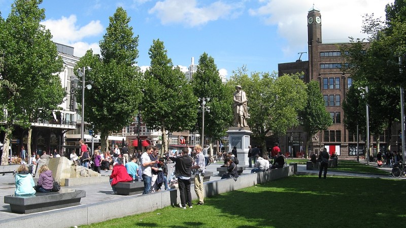 Amsterdaam Rembrandtplein Square