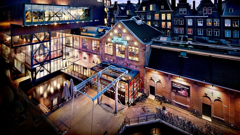 Amsterdam nightlife culture center Melkweg exterior location