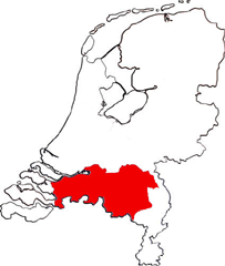 Province of North Brabant - Map of the Netherlands