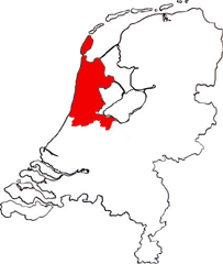 Province of North Holland - Map of the Netherlands