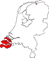 Province of Zeeland - Map of the Netherlands