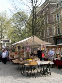 Boekenmarkt in Amsterdam