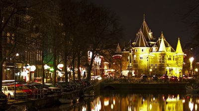 Amsterdam at night