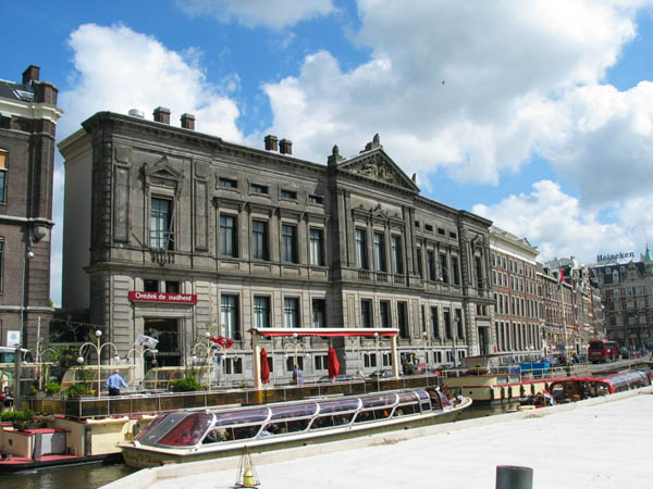 Museum Allard Pierson Canal Boats Amsterdam