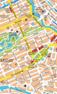 mappa di città amsterdam