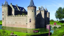 El castillo de Muiderslot cerca de Amsterdam