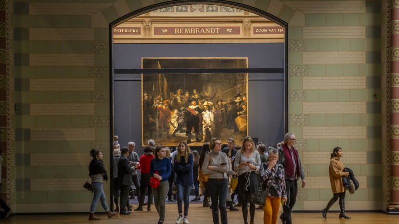 Innenraum des Amsterdamer Rijksmuseums
