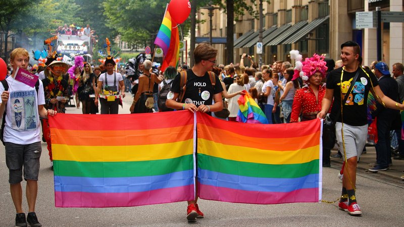 Amsterdam gay pride parade
