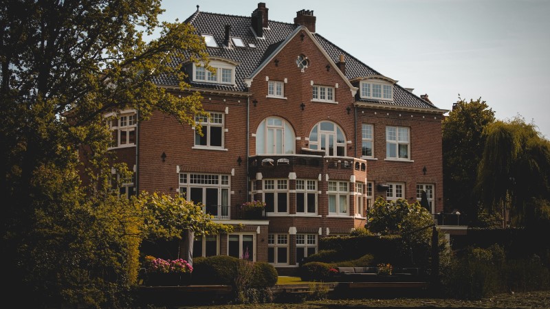 Casa Vondelpark del parque Amsterdam