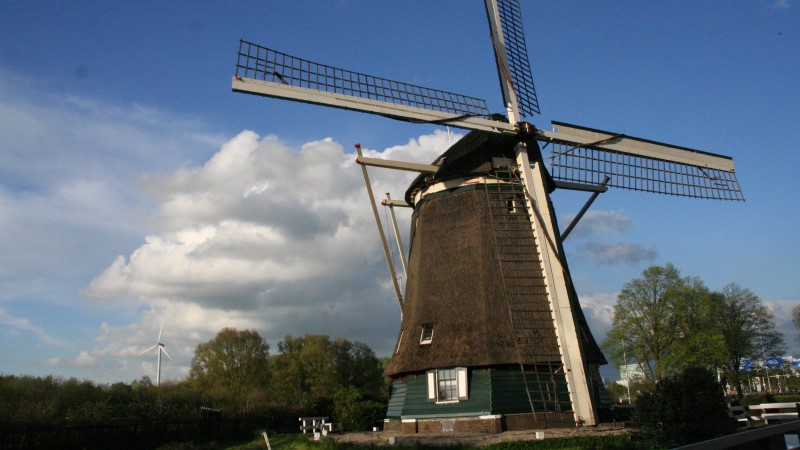 Moulin à vent d'Amsterdam extérieur extérieur 1200 roe