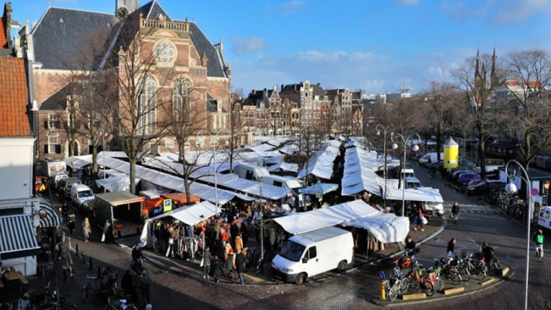 amsterdam market noordermarkt square