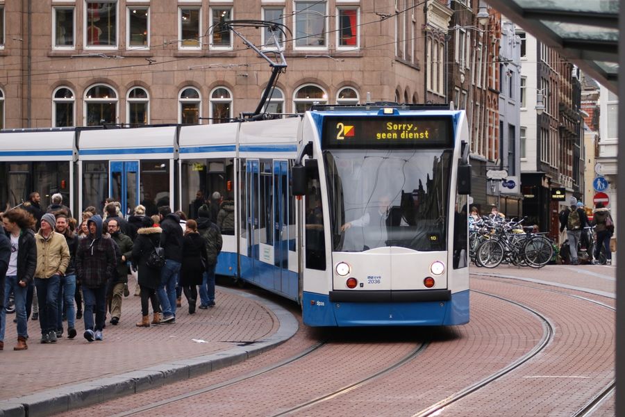 Tram di Amsterdam